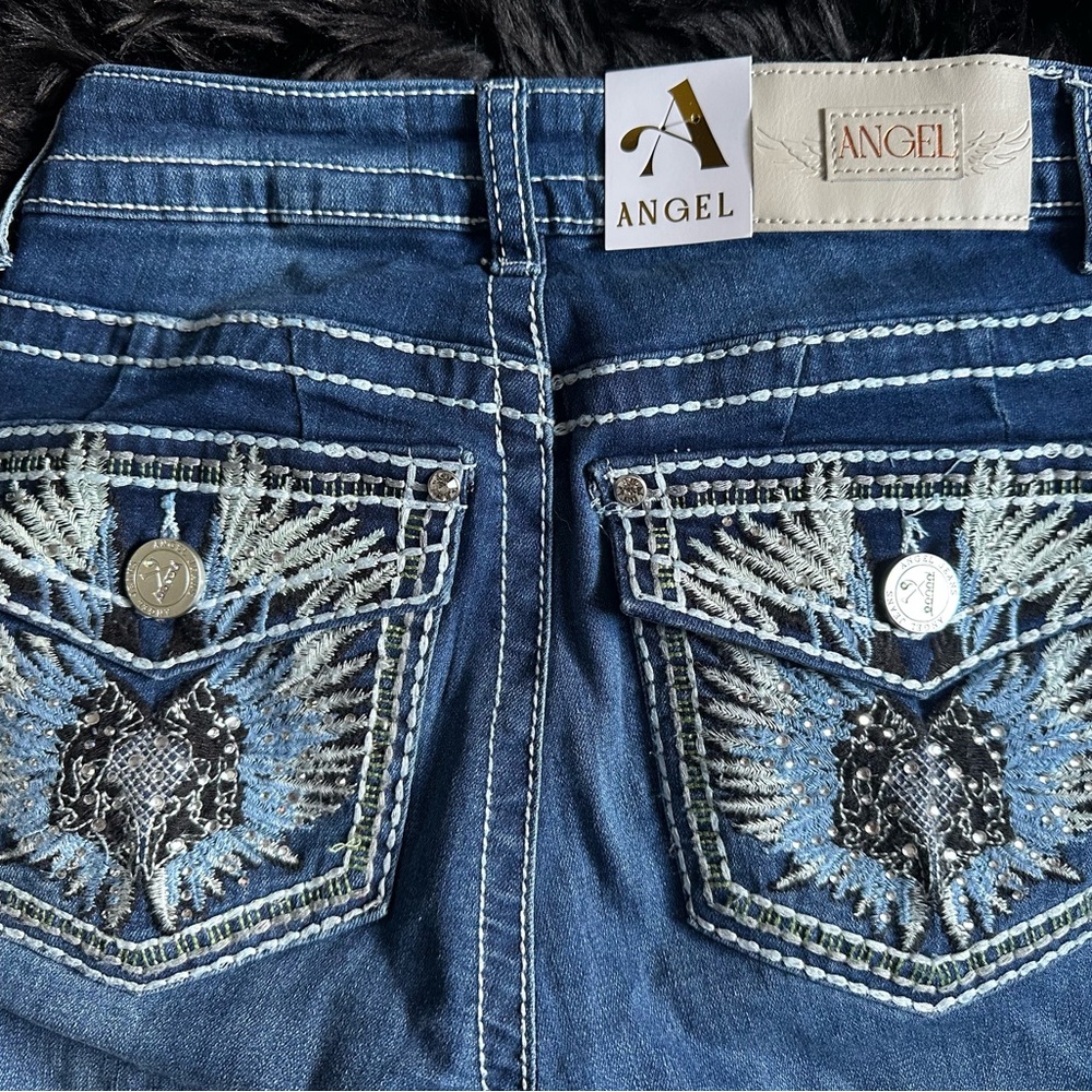 Angel Women's Denim Jeans with embroidery